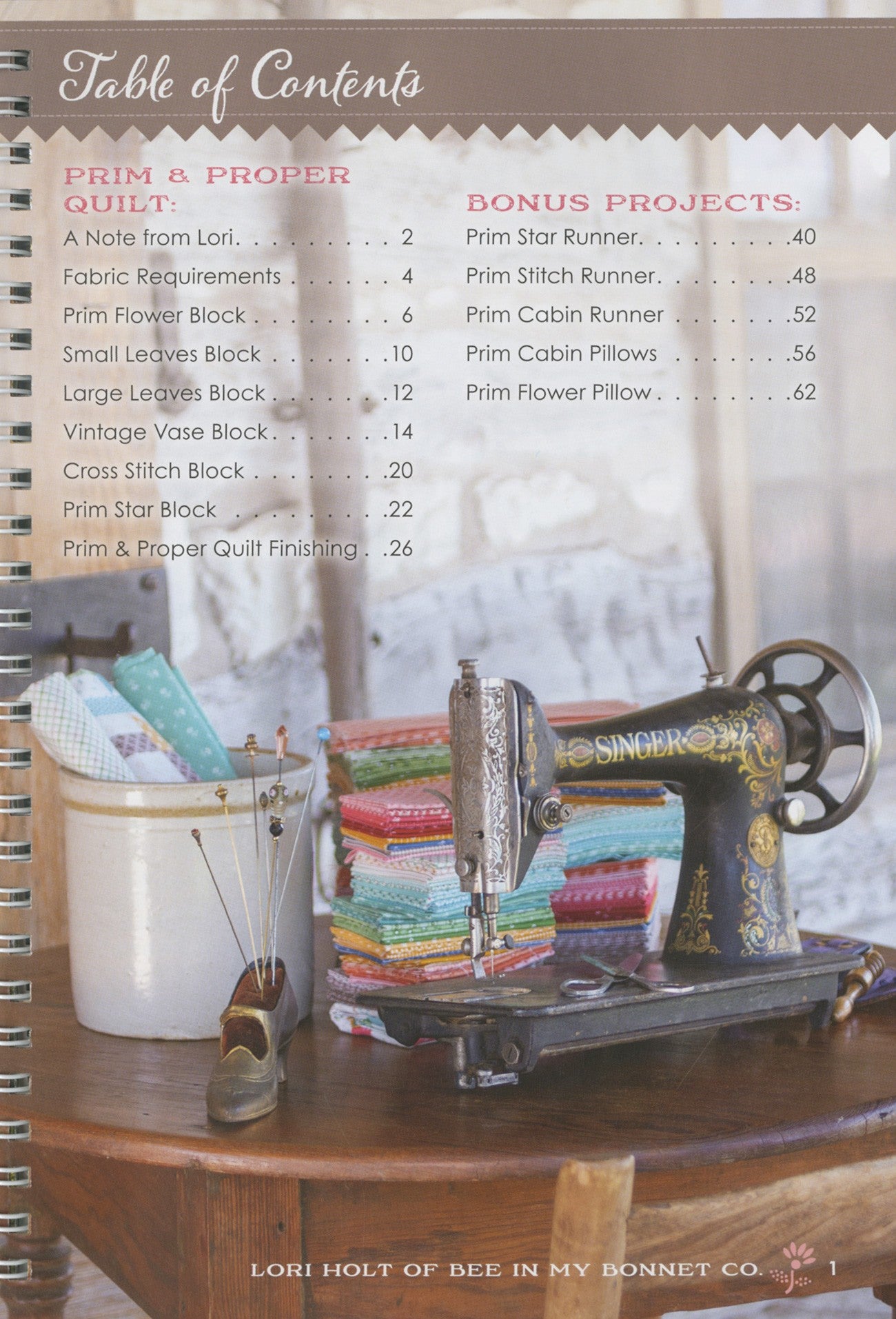Prim & Proper Book by It’s Sew Emma