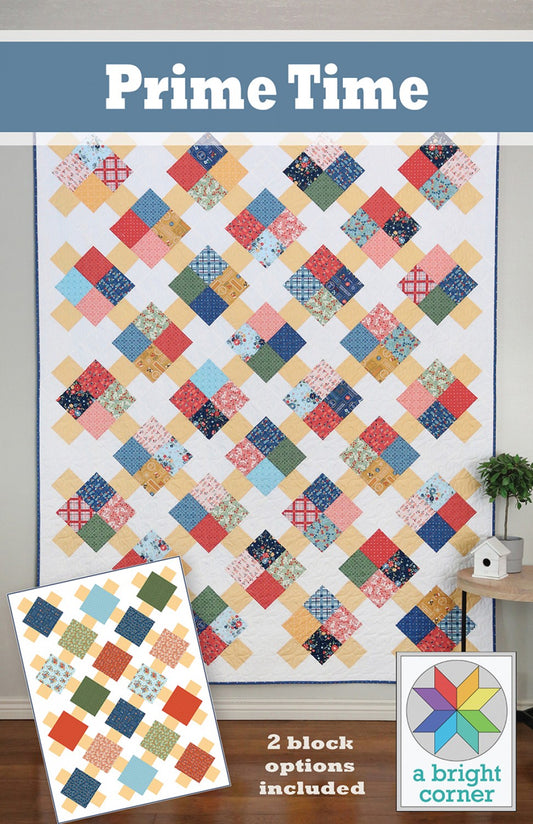 Prime Time Quilt Pattern Quilt Pattern by A Bright Corner