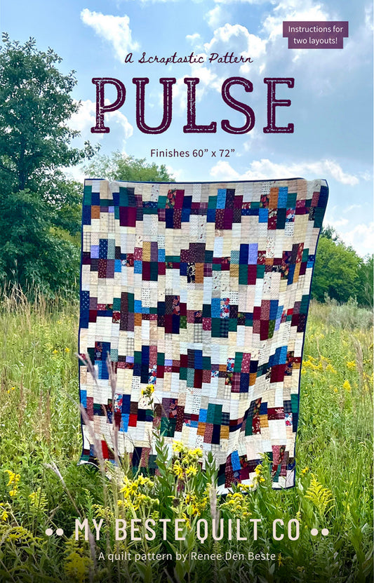 Pulse Quilt Pattern by My Beste Quilt Co.