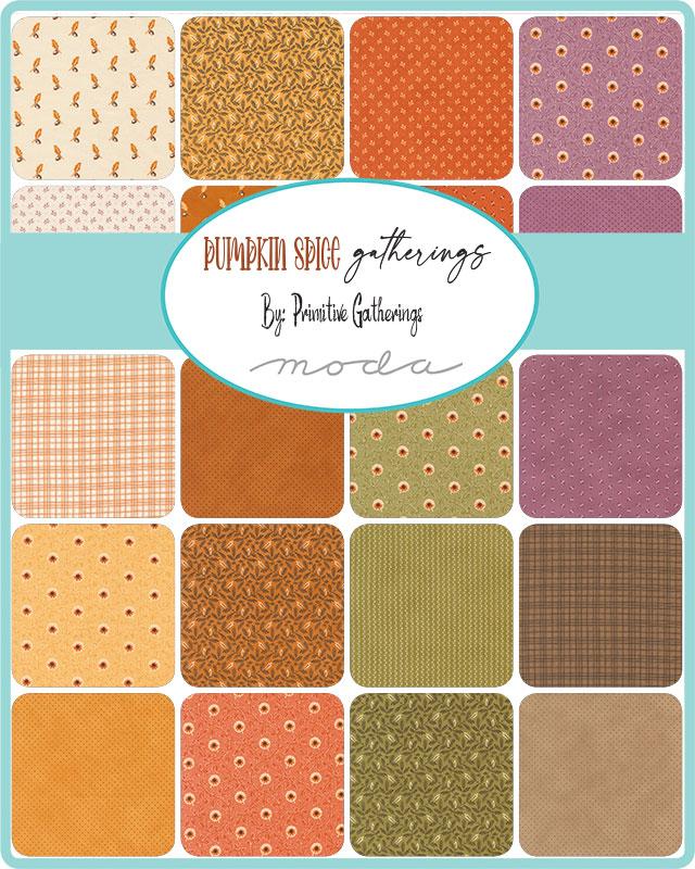 Pumpkin Spice Gatherings by Primitive Gatherings : Charm Pack