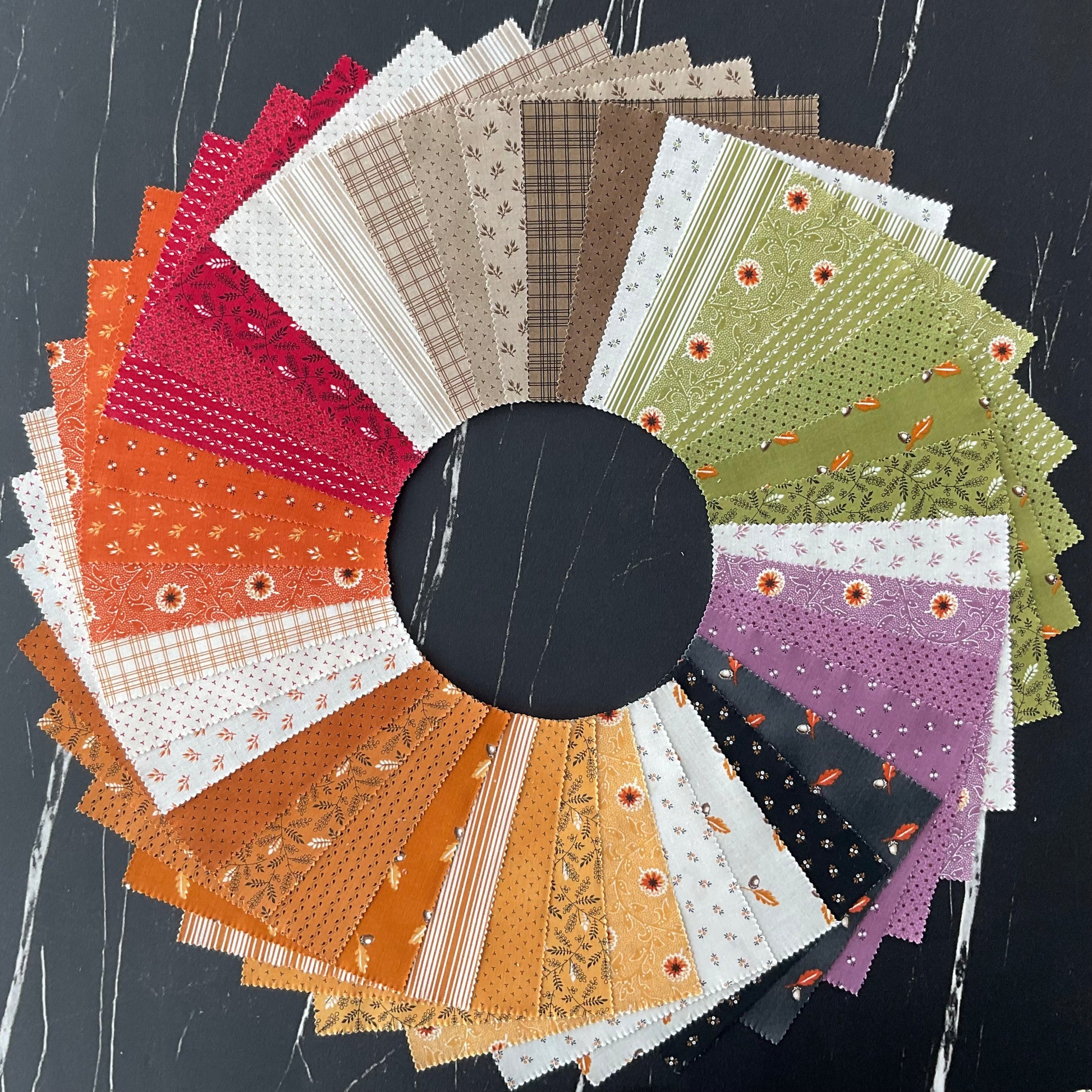 Pumpkin Spice Gatherings by Primitive Gatherings : Charm Pack