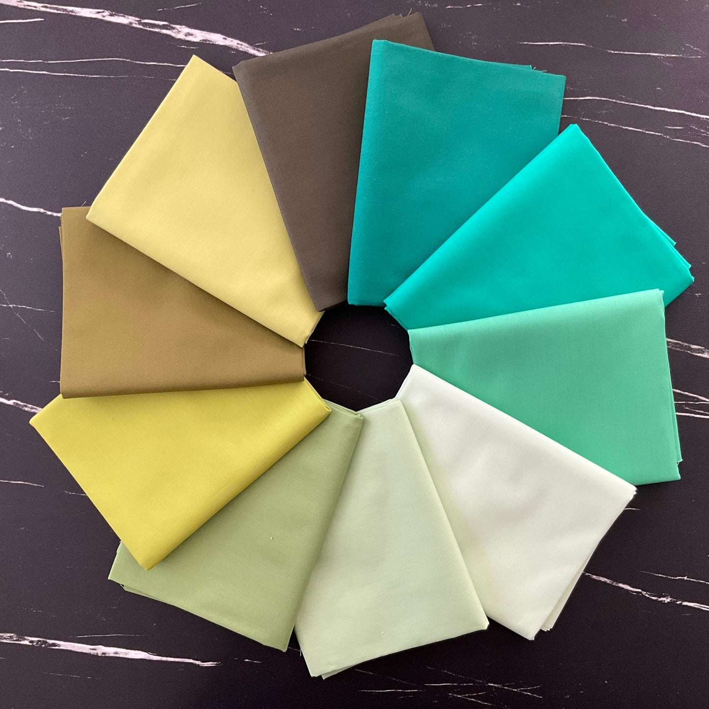 Pure Solids Bundle - Green Goddess