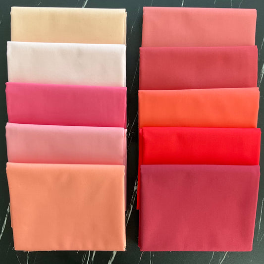 Pure Solids Bundle - Spring Blush