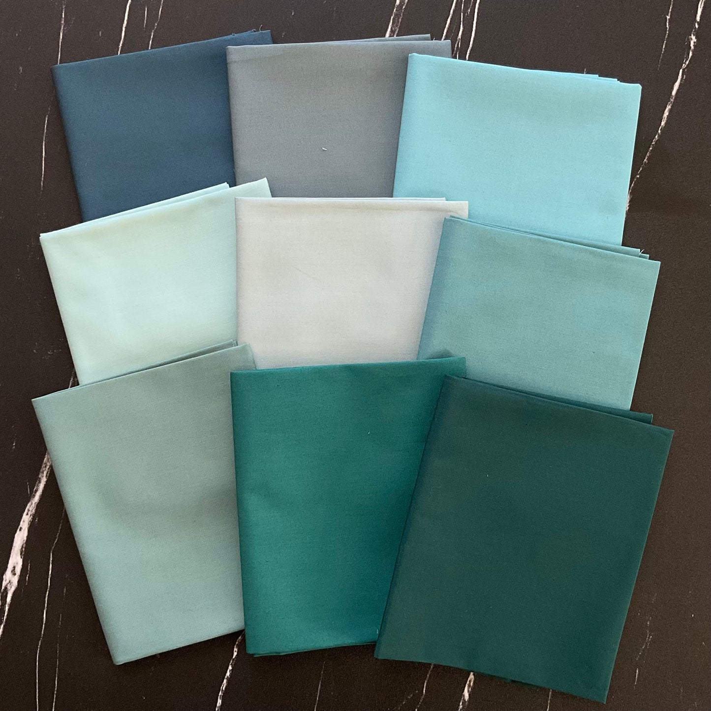 Pure Solids Color Card Bundle - Fat Quarter Bundle #9