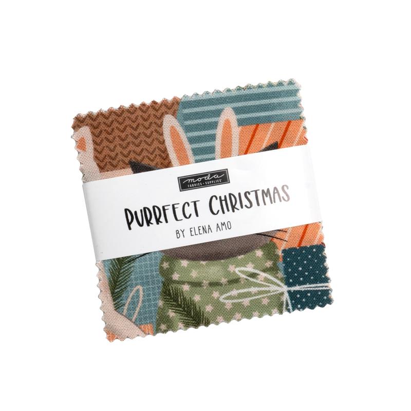 Purrfect Christmas by Elena Amo : Mini Charm 39040MC