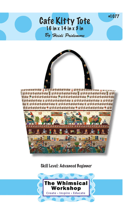 Purrsuit of Coffeeness by Cindy Jackson : Cafe Kitty Tote Kit