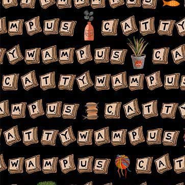 Purrsuit of Coffeeness by Cindy Jackson : Cattywampus DDC12481-BLAC-D