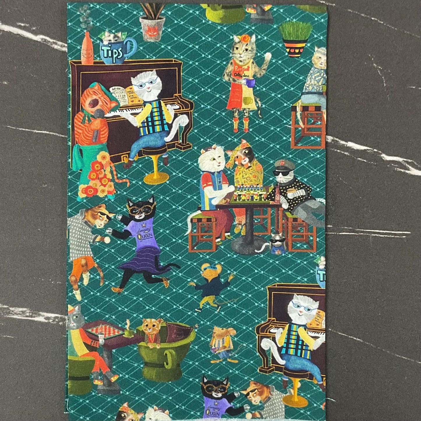 Purrsuit of Coffeeness by Cindy Jackson : Fabric Bundles