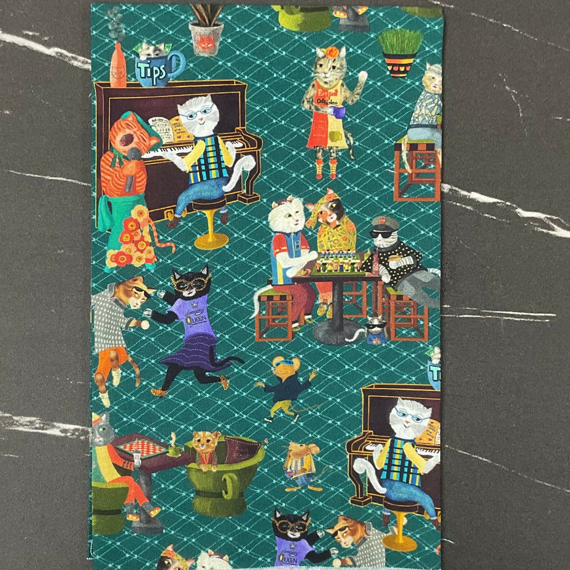 Purrsuit of Coffeeness by Cindy Jackson : Fabric Bundles