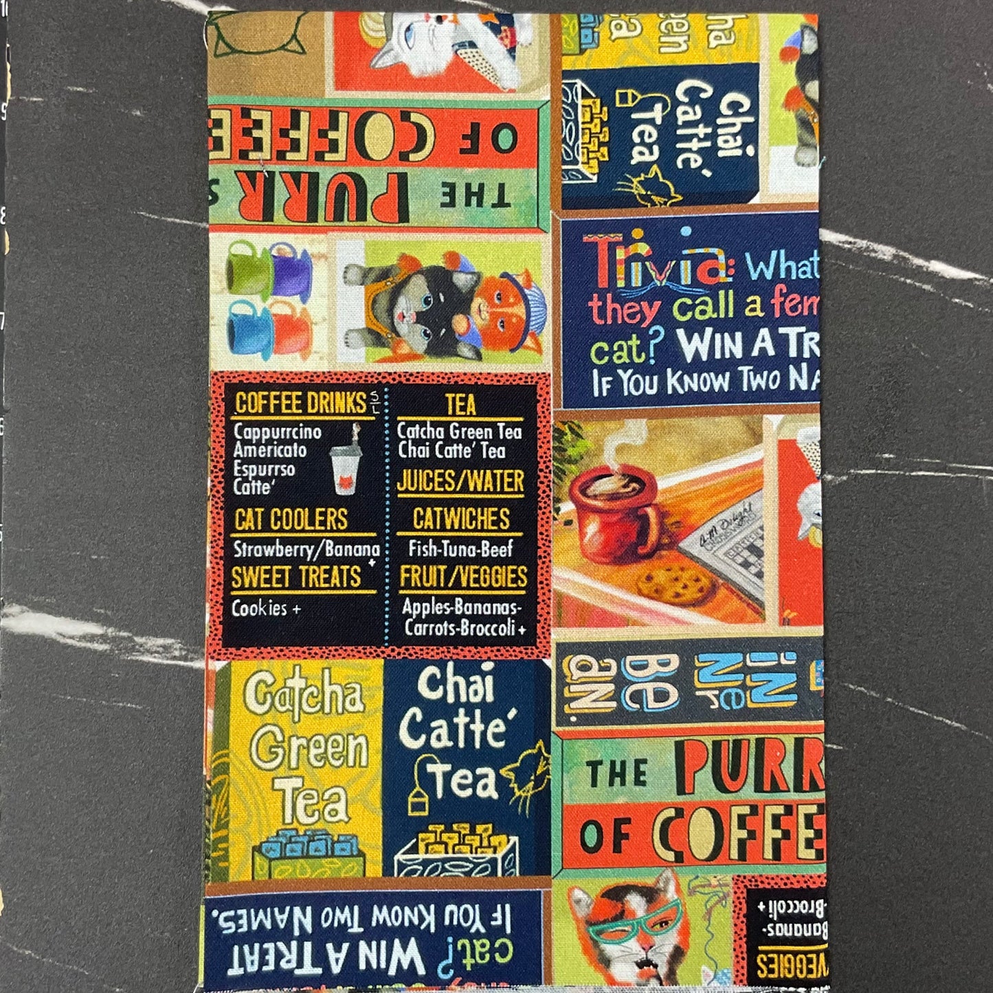 Purrsuit of Coffeeness by Cindy Jackson : Fabric Bundles