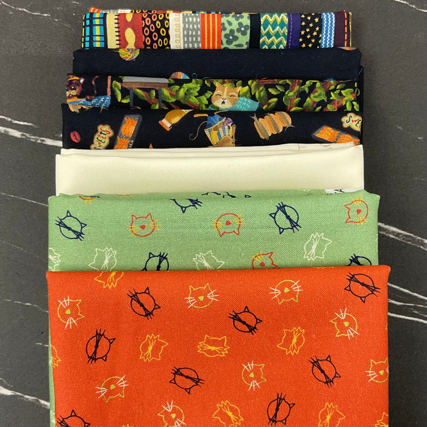 Purrsuit of Coffeeness by Cindy Jackson : For Ginni Quilt Kit