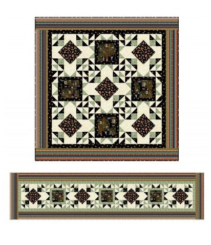 Purrsuit of Coffeeness by Cindy Jackson : For Ginni Quilt Kit