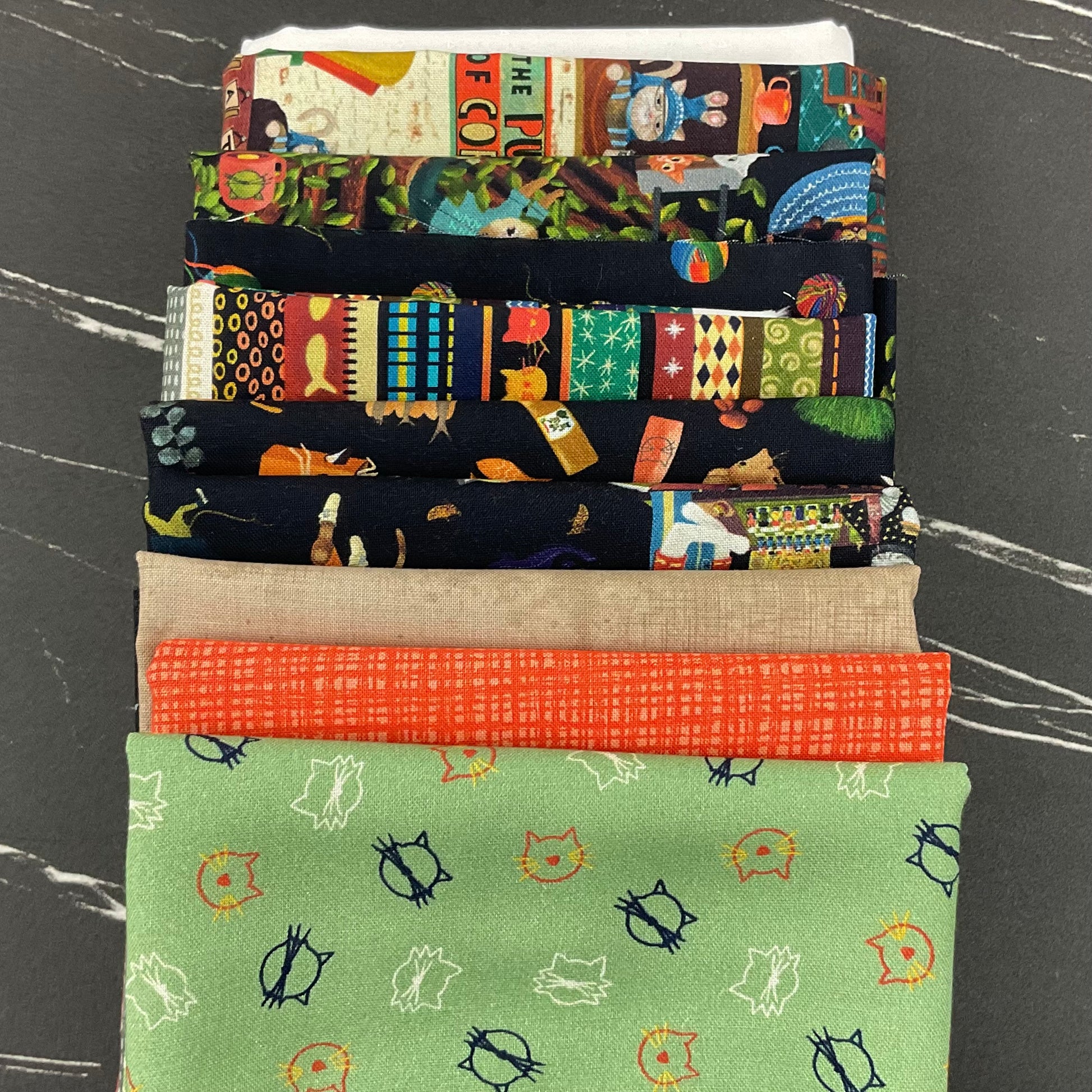 Purrsuit of Coffeeness by Cindy Jackson : Perk Up! Quilt Kit