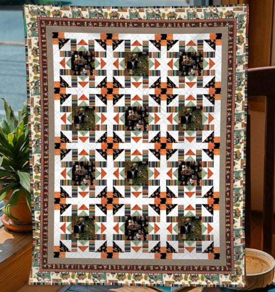 Purrsuit of Coffeeness by Cindy Jackson : Perk Up! Quilt Kit