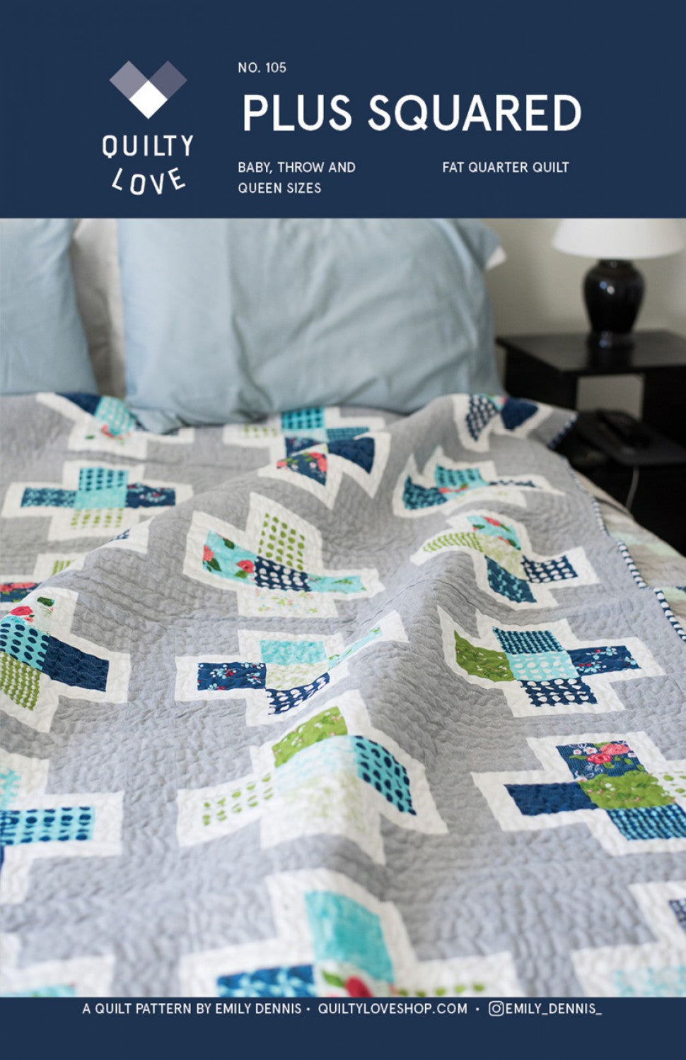 Plus Squared Quilt Pattern # QLP105 - Special Order