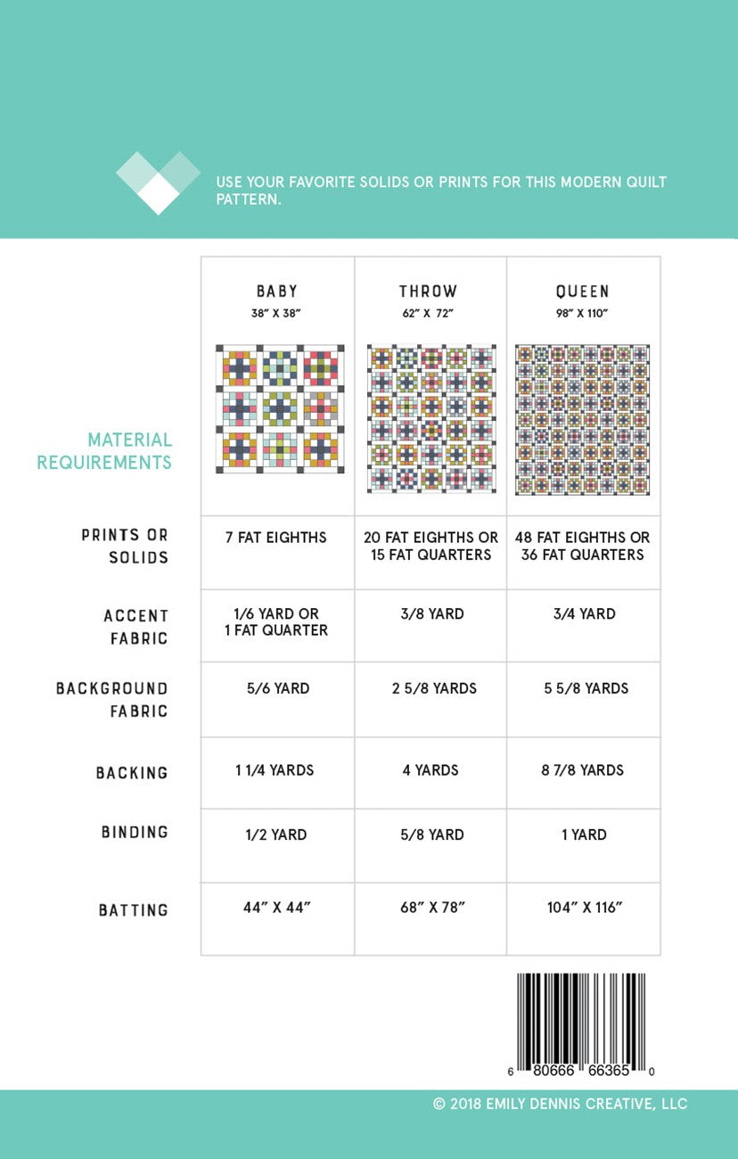 Crossroads Quilt Pattern # QLP116 - Special Order