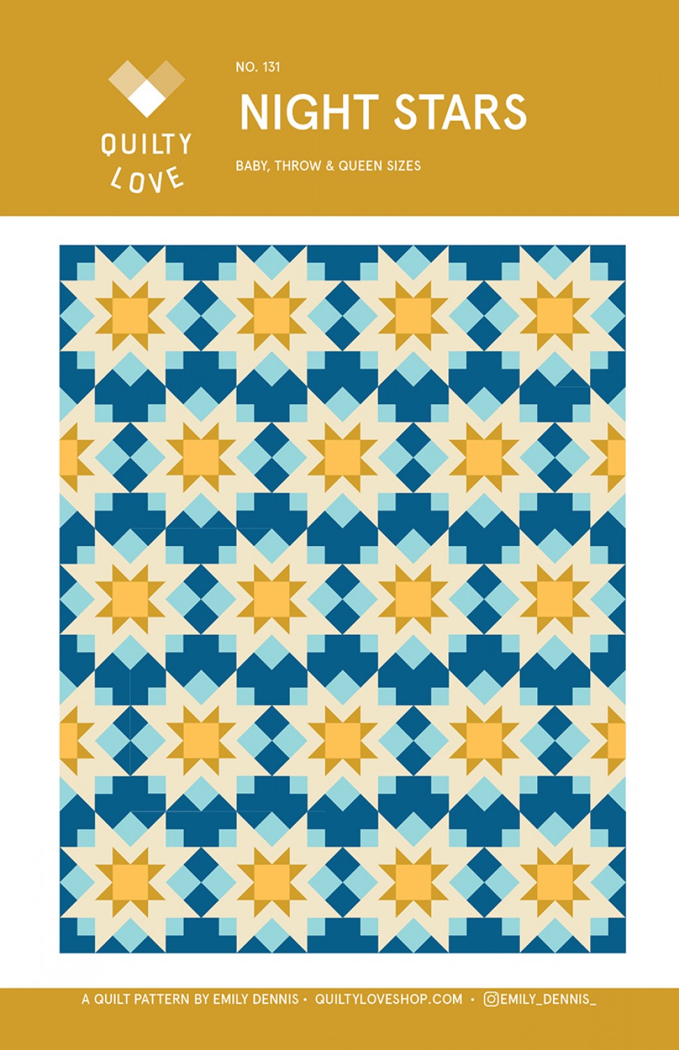 Night Stars Quilt Pattern # QLP131 - Special Order