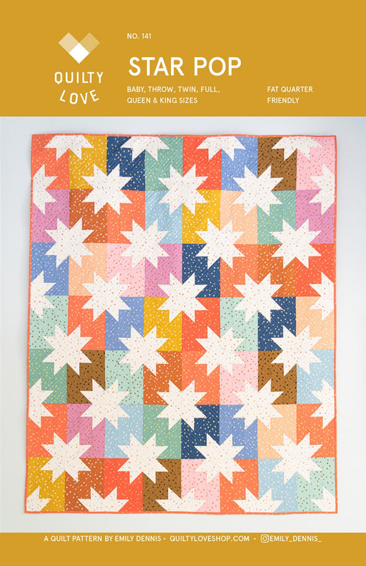 Star Pop Quilt Pattern # QLP141 - Special Order