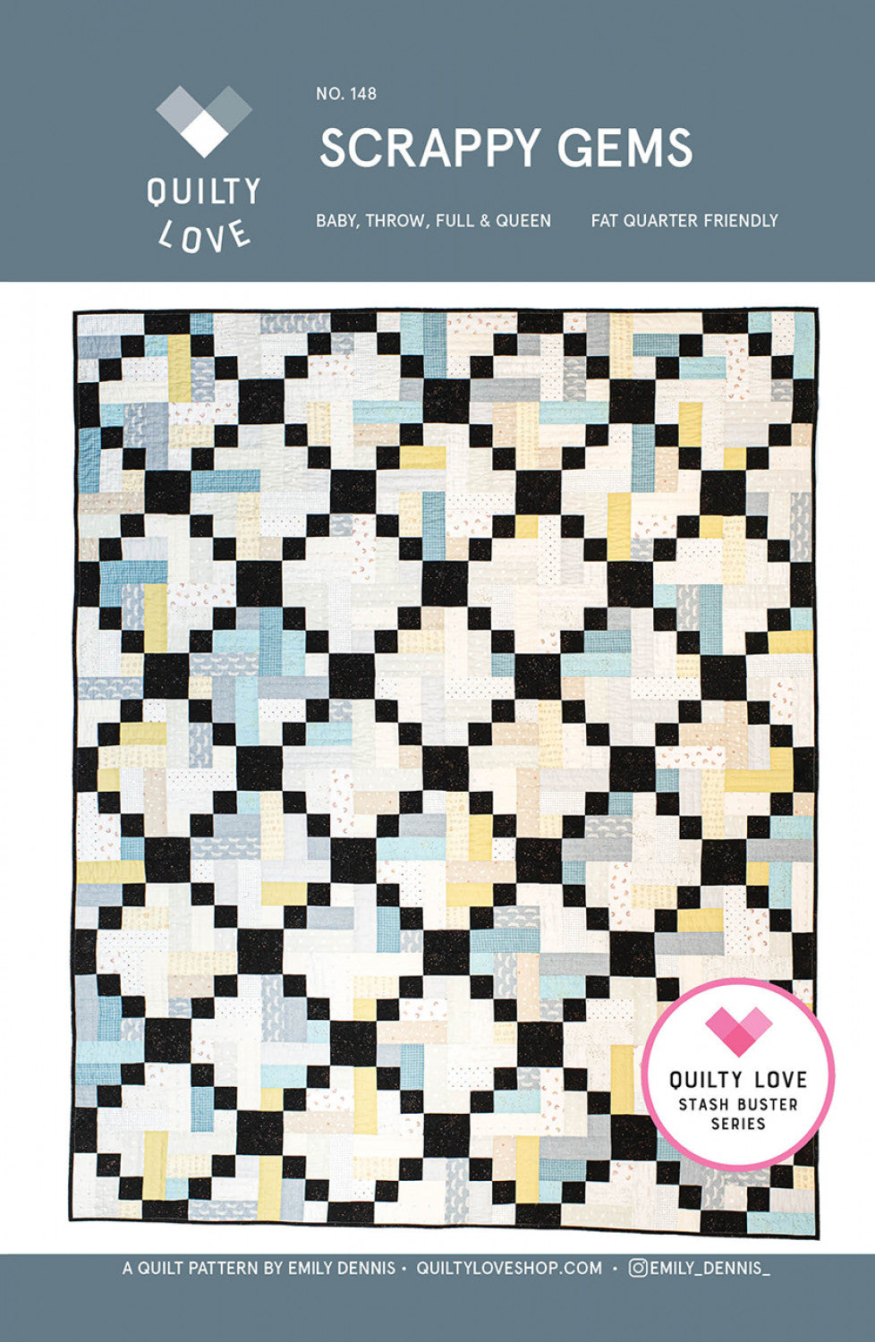 Scrappy Gems Quilt Pattern # QLP148 -Special Order