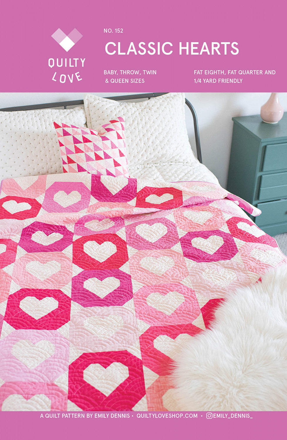 Classic Hearts Quilt Pattern # QLP152 -Special Order