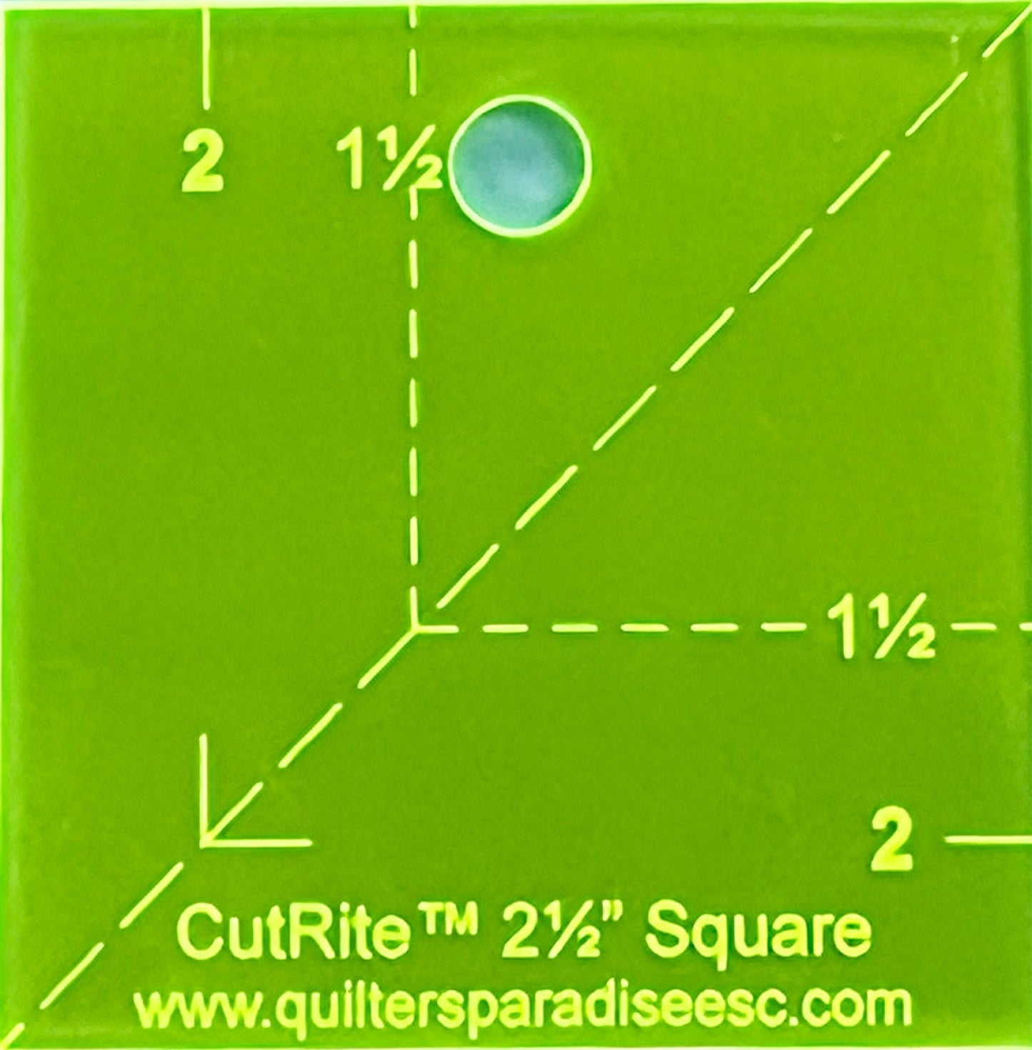 CutRite 2-1/2in Square Tempalte # QP031748    -  Special Order