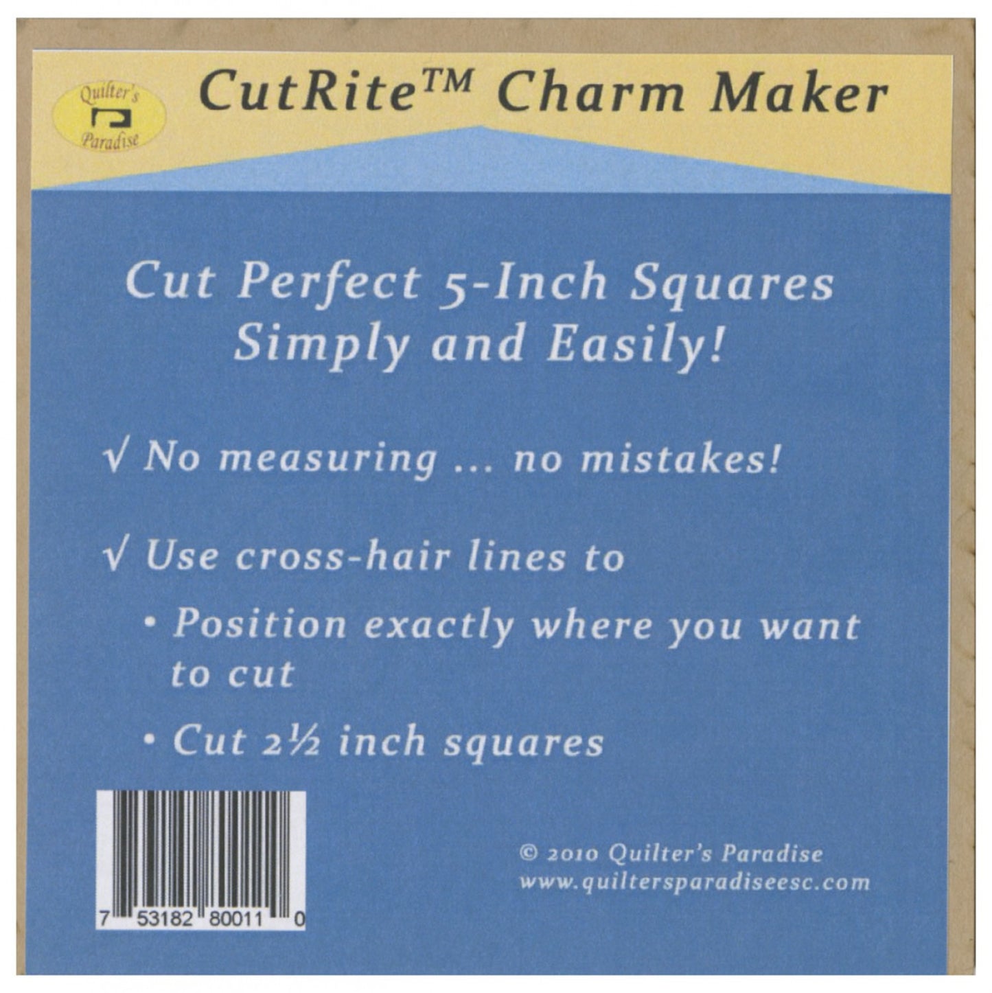 Cut Rite Charm Maker # QP80011 -  Special Order