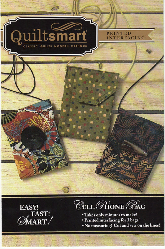 Cell Phone Bag Fun Pack by QuiltSmart