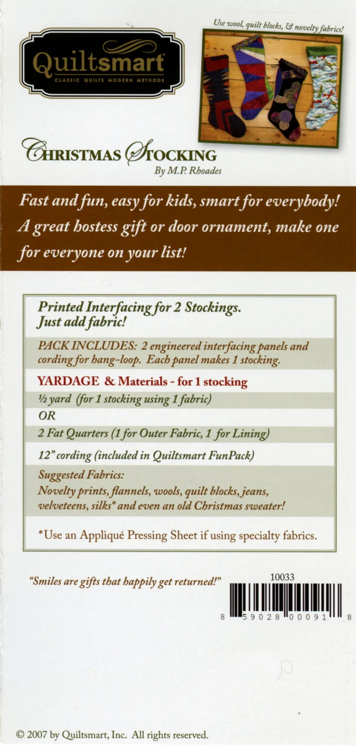 Christmas Stockings Fun Pack by QuiltSmart