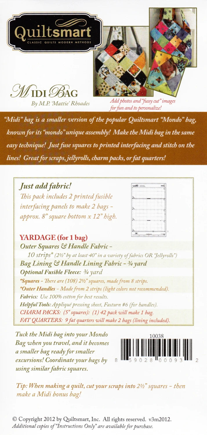 Midi Bag Fun Pack by QuiltSmart