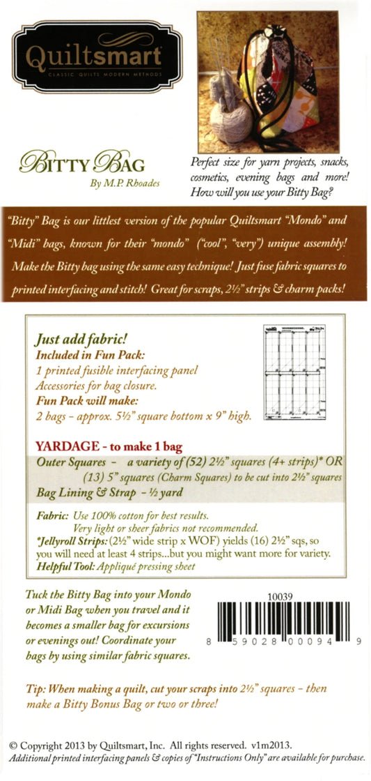 Bitty Bag Fun Pack by QuiltSmart