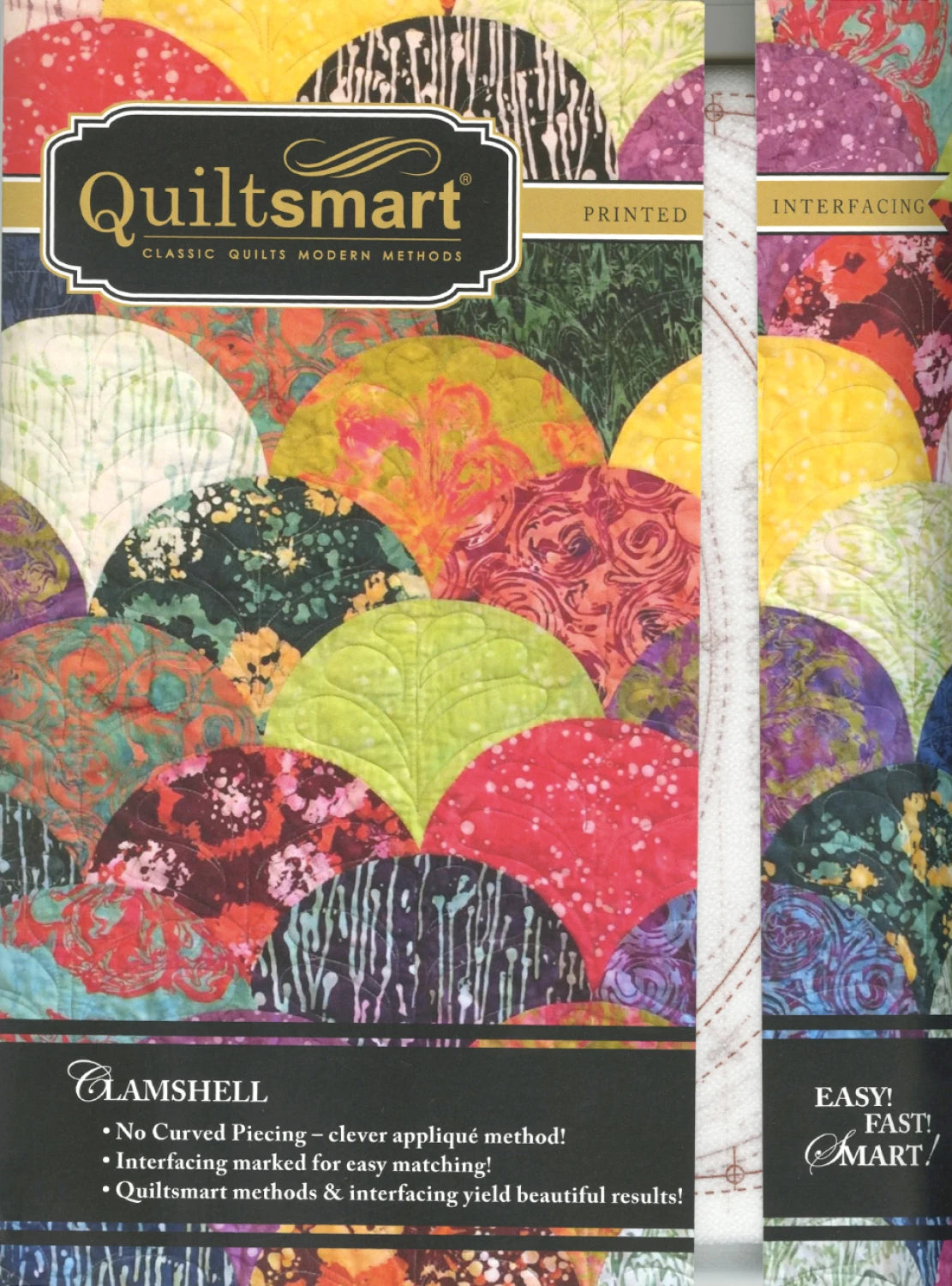 Clamshell Quilt Pattern & Interfacing by QuiltSmart