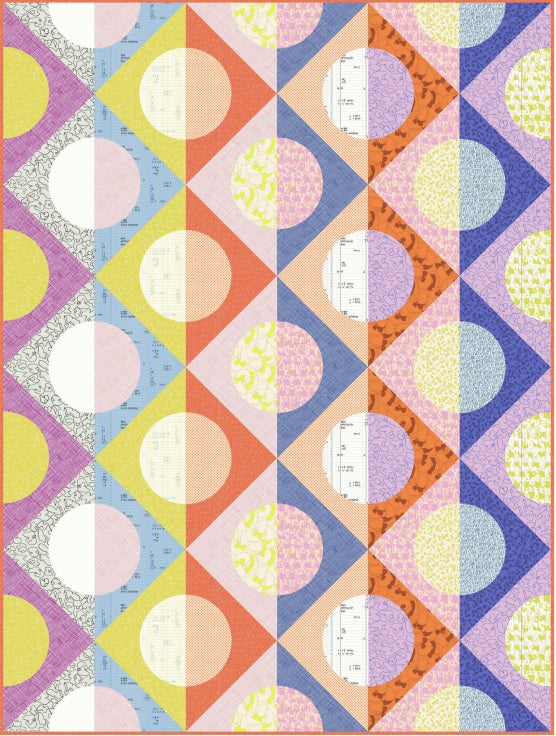 Quarter Moon Quilt Pattern by Sarah Ruiz Quilts