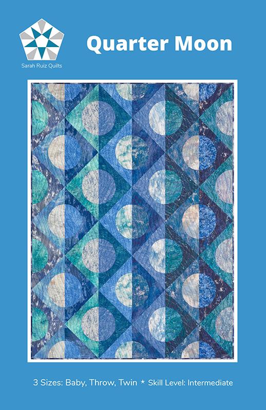 Quarter Moon Quilt Pattern by Sarah Ruiz Quilts