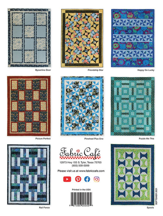 Quick & Easy 3-Yard Quilts by Fabric Cafe