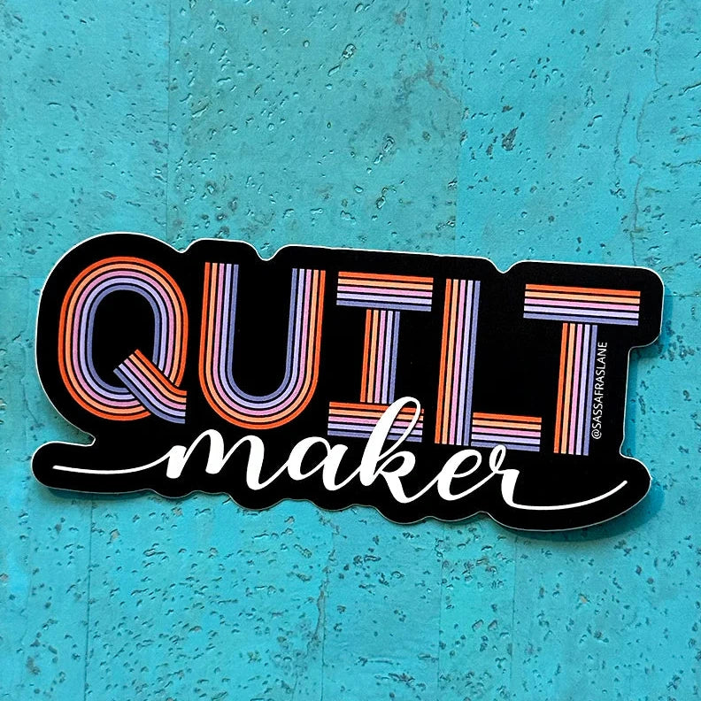 Quilt Maker Sticker by Sassafras Lane