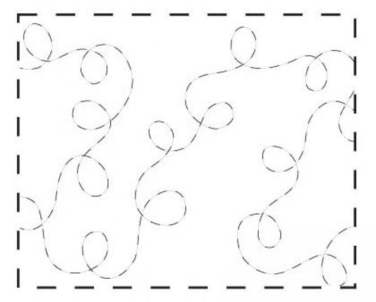 Quilt Pattern On A Roll Wide Loops 9 1/2in x 26' # QME308 - Special Order