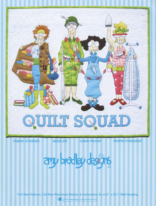 Quilt Squad Appliqué Pattern by Amy Bradley