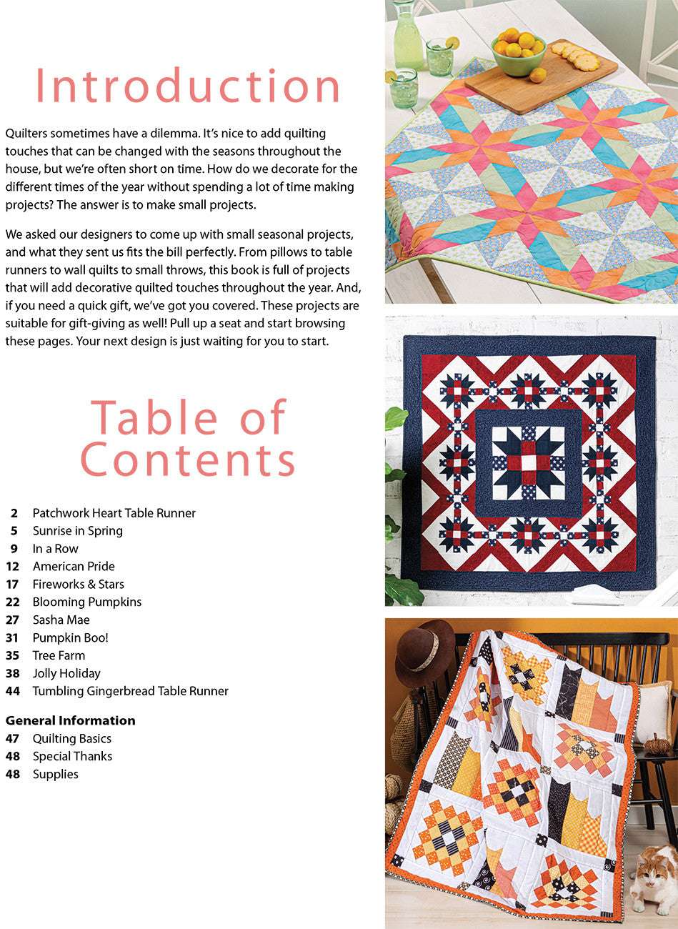 Quilted Projects For All Seasons by Annies Quilting