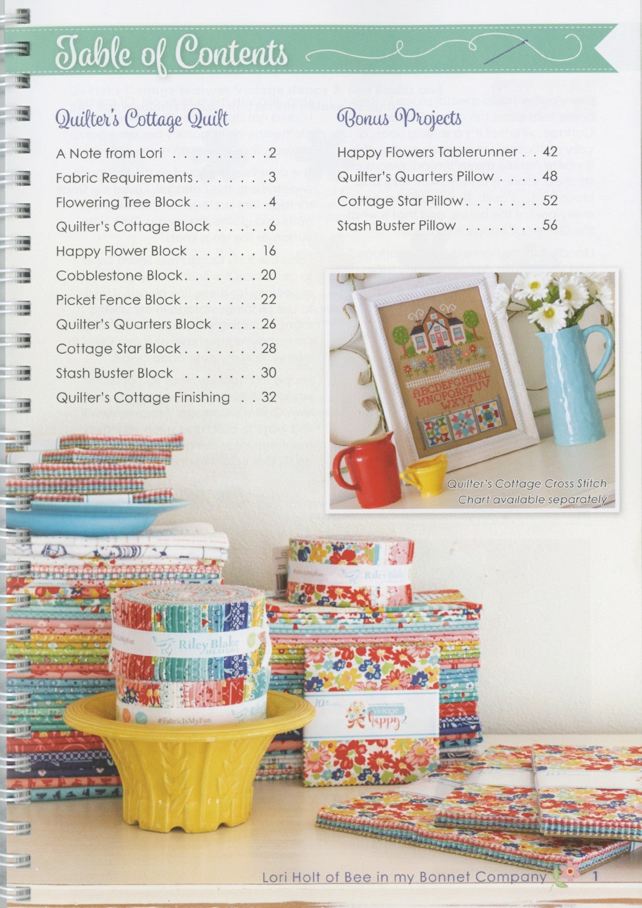 Quilter's Cottage Book # ISE-936 - Special Order