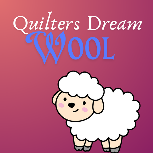 Quilters Dream- Wool Batting - Light Yet Lofty - Rolls & Cases - Price Includes Shipping