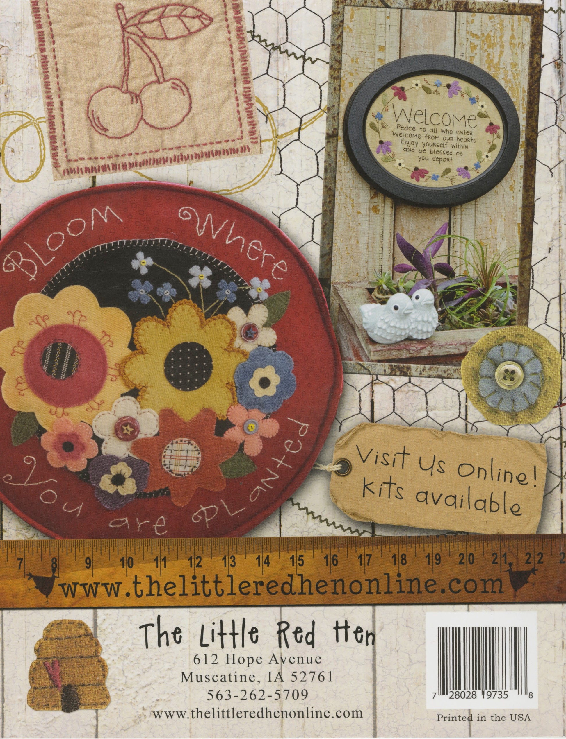 Quilting in the Coop by Littel Ren Hen - Special Order