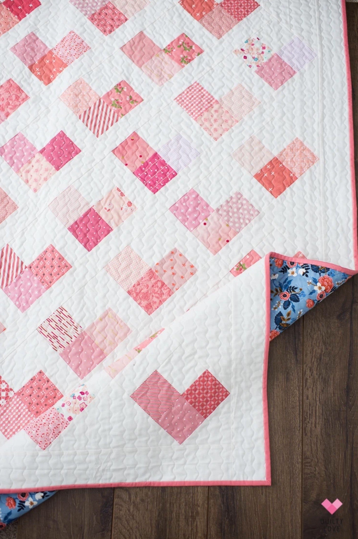 Quilty Hearts Quilt Pattern by Quilty Love