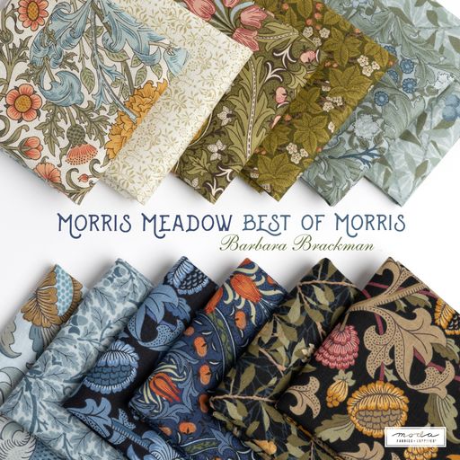 Morris Meadow par Barbara Brackman - Mini pack de charmes