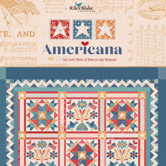 Americana by Lori Holt Collection - 5” Charm Pack (Expected April 2025)