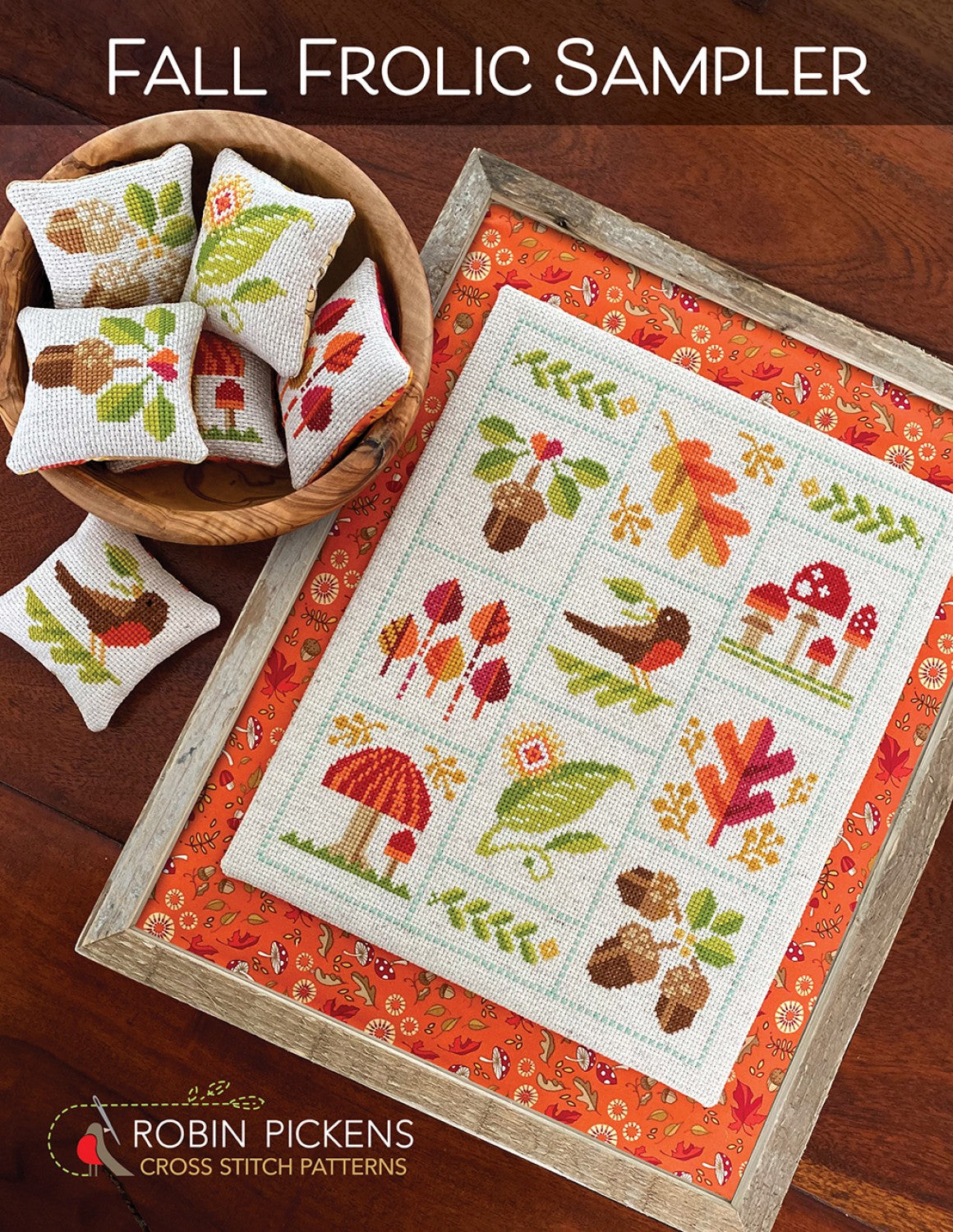 Fall Frolic Sampler Cross Stitch Pattern # RPCSP-FFS401 - Special Order