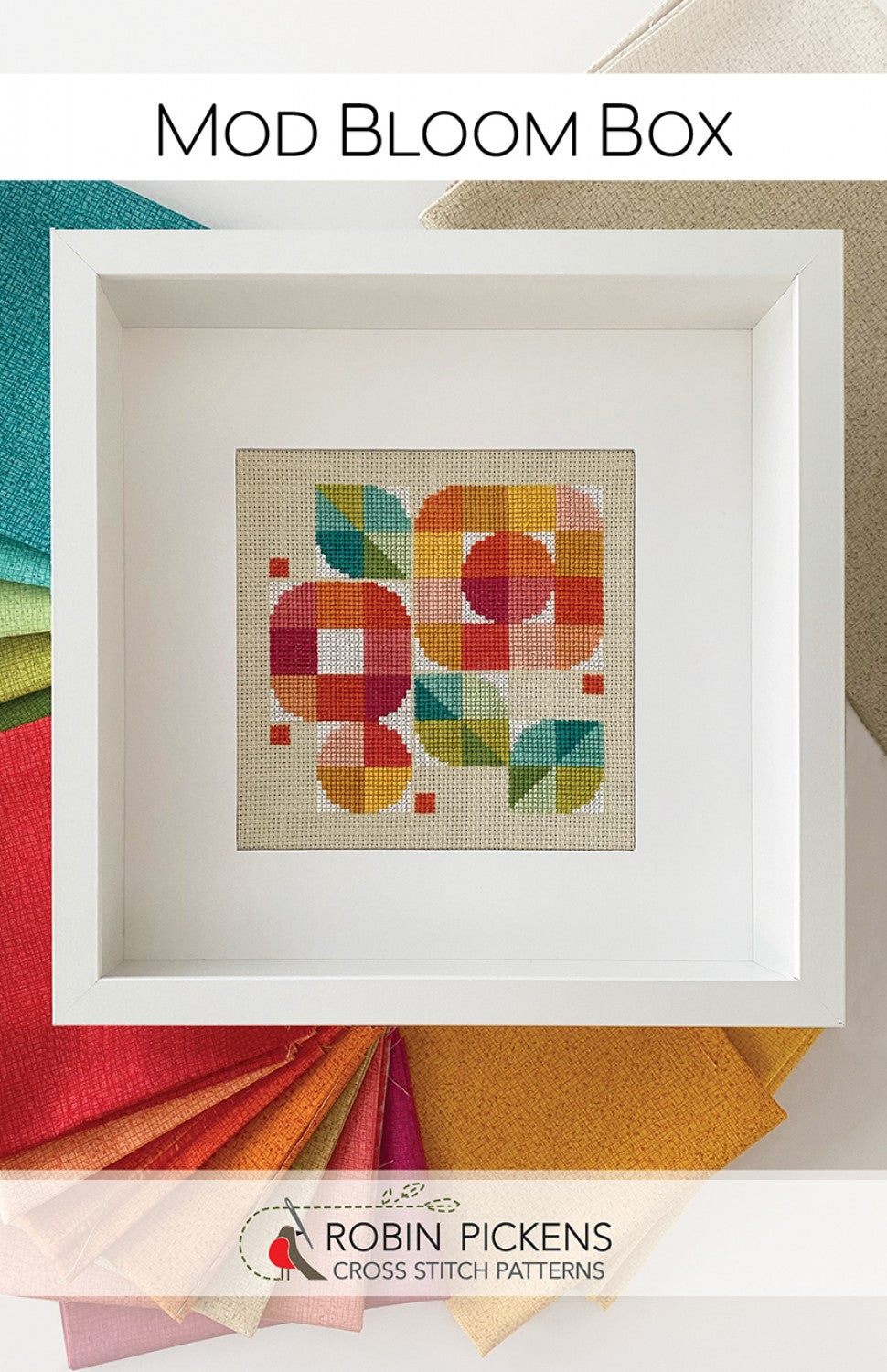 Mod Bloom Box Cross Stitch Pattern # RPCSP-MBB404 - Special Order