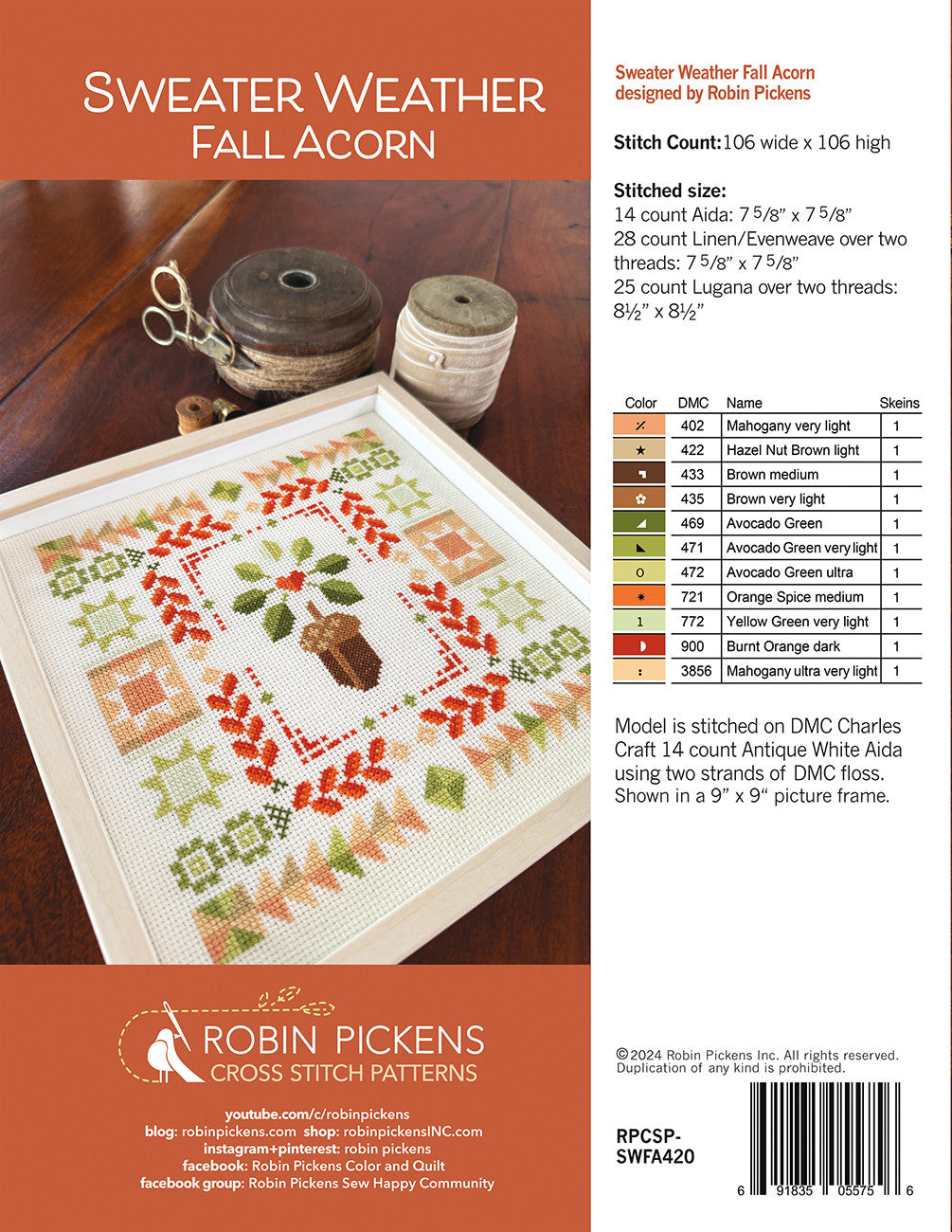 Sweater Weather: Fall Acorn # RPCSP-SWFA420 - Special Order