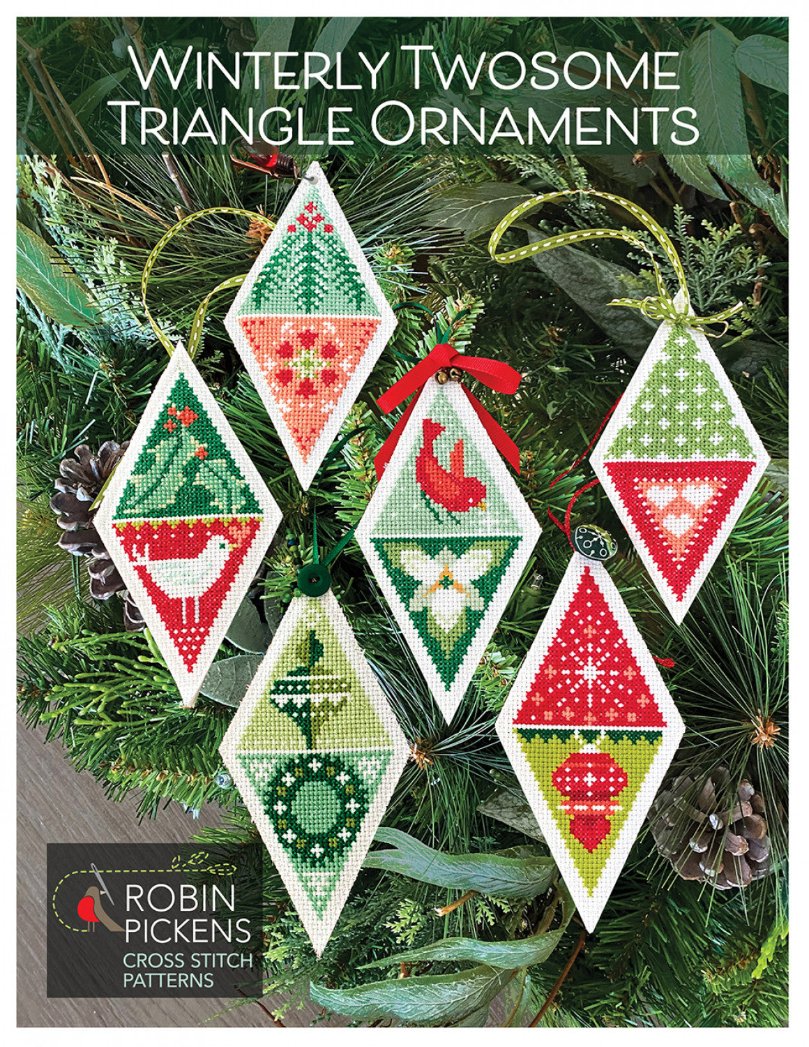 Winterly Twosome Triangle Ornaments # RPCSP-WTTO411 - Special Order