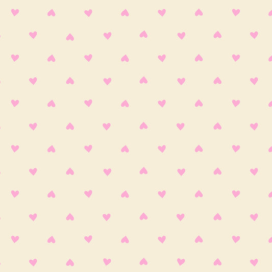 Sparkle Shopper by Melody Miller : Hearts Light Neon Pink RS0091 50