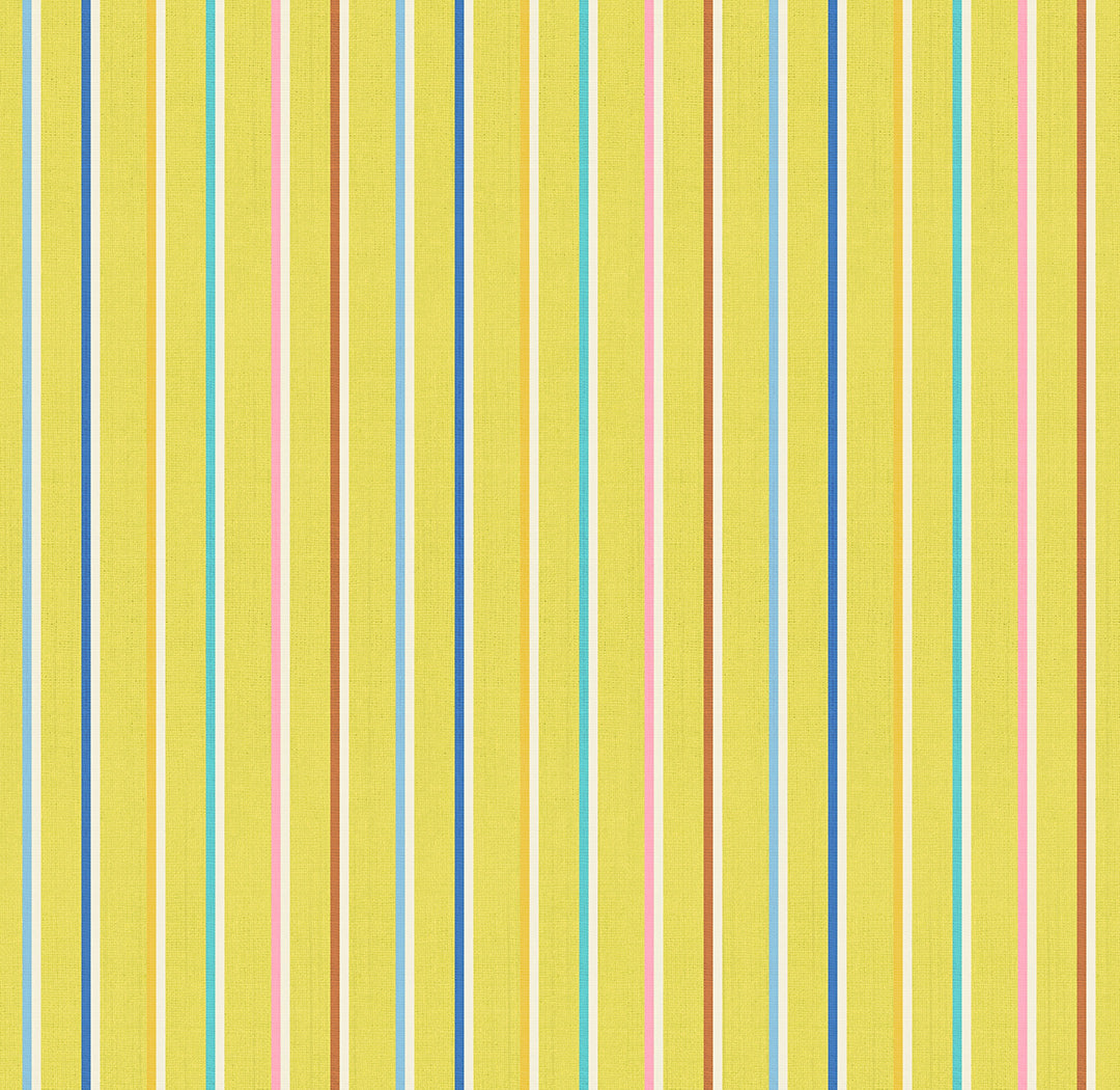 Warp & Weft ooh Lucky Lucky by Alexia Marcelle Abegg : Sketch Stripe Citron Twist Weave RS4127 12 (Estimated Arrival Mar. 2025)